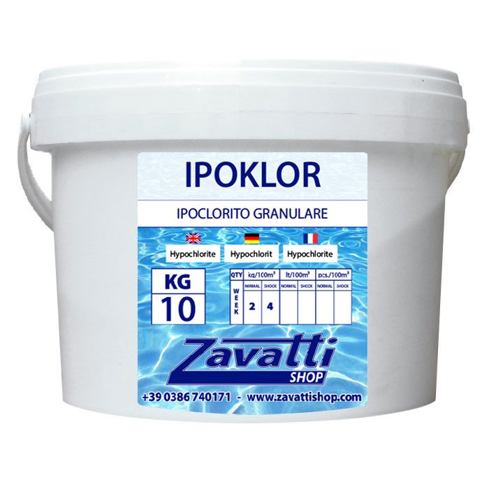IPOCLORITO DI CALCIO kg 10 Granulare