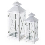 LANTERNA LEGNO ARLES BIANCA Mis.M