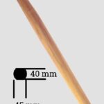 MANICO VANGA LEGNO cm 160