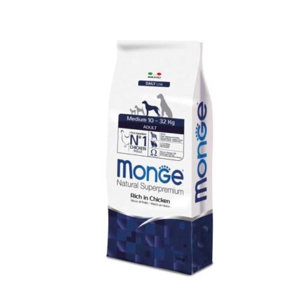 MONGE ADULT MEDIUM kg 12 Pollo