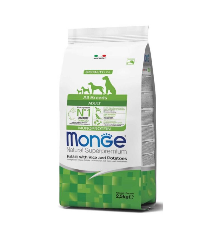 MONGE ALL BREEDS ADULT kg 2.5 Coniglio