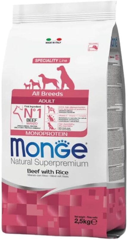MONGE ALL BREEDS ADULT kg 2.5 Manzo