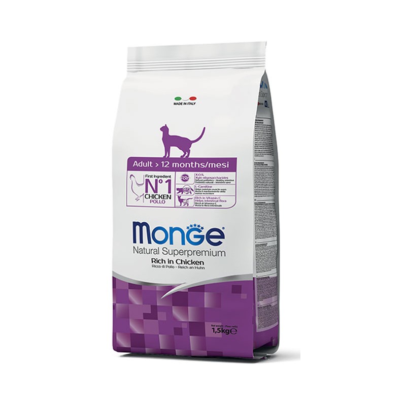 MONGE CAT ADULT kg 1.5 MONGE CAT ADULT kg 1.5