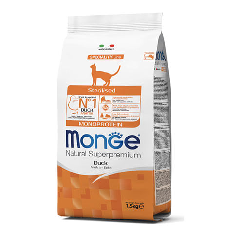 MONGE CAT STERILISED kg 1.5