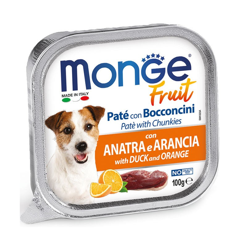 MONGE FRUIT gr 100 Anatra/Arancia MONGE FRUIT gr 100 Anatra/Arancia