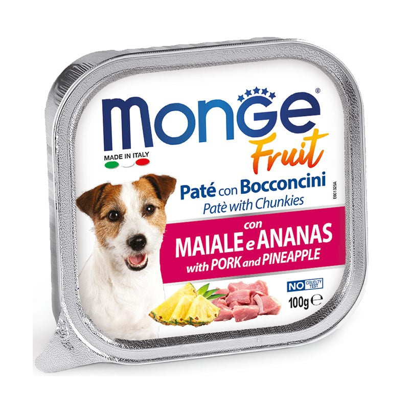 MONGE FRUIT gr 100 Maiale/Ananas MONGE FRUIT gr 100 Maiale/Ananas