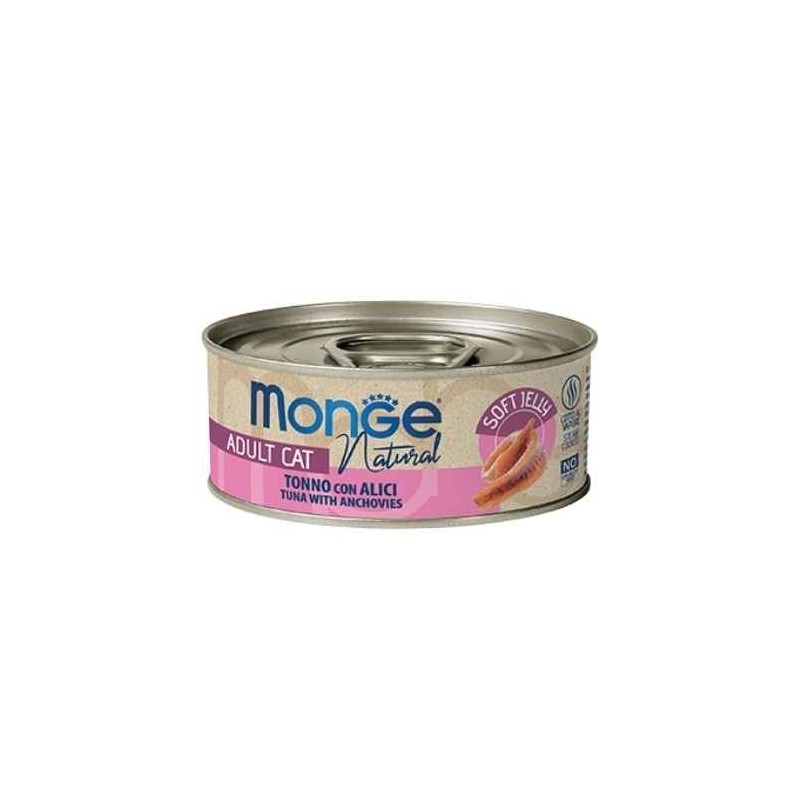 MONGE JELLY gr 80 Pezzi Tonno/Alici MONGE JELLY gr 80 Pezzi Tonno/Alici