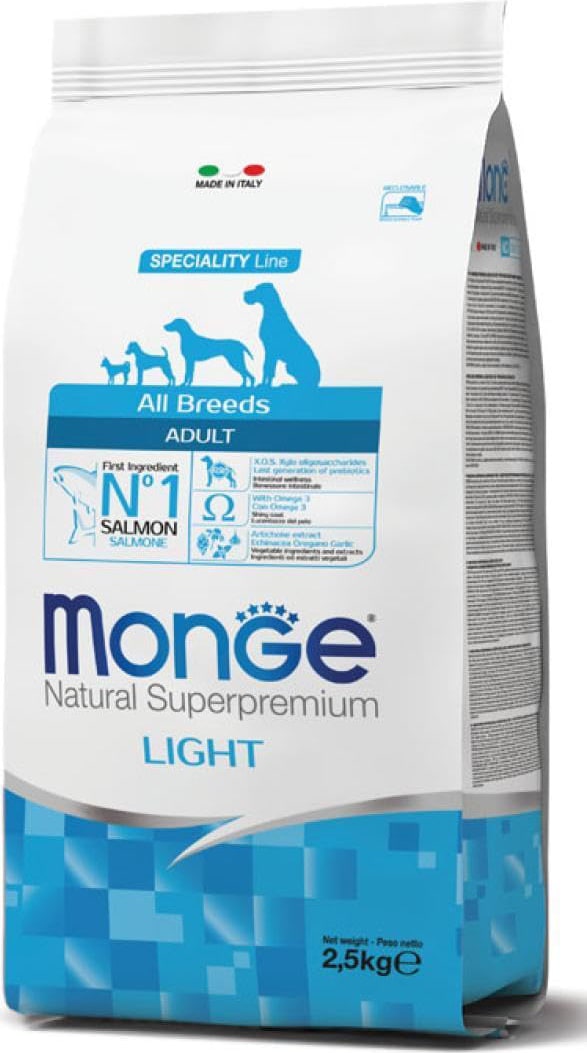 MONGE LIGHT kg 12 Salmone/Riso