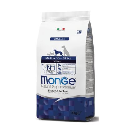 MONGE MEDIUM SENIOR kg 3 Pollo