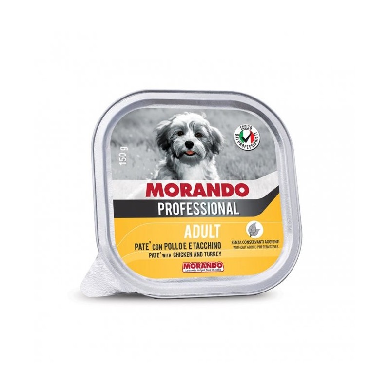 MORANDO PROF. CANE gr 150 Pollo/Tacchino MORANDO PROF. CANE gr 150 Pollo/Tacchino
