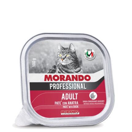 MORANDO PROF. GATTO gr 100 Paté Anatra