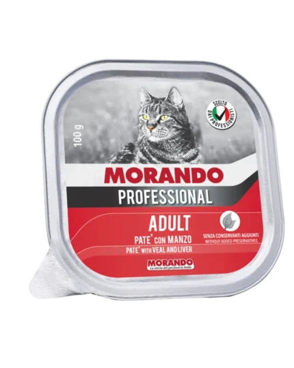MORANDO PROF. GATTO gr 100 Paté Manzo