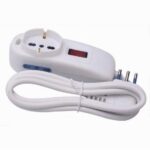 MULTIPRESA 1 UNIV.+2 BIP. 2P+T 10A 1.5Mt