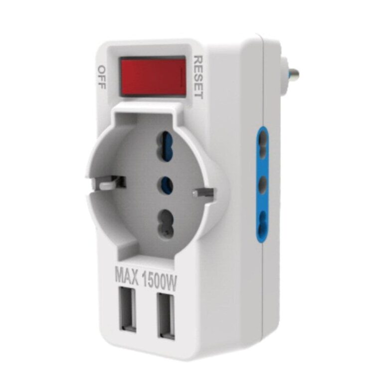 MULTIPRESA 2 UNIV.+4 BIP. 2P+T 10A 1.5Mt