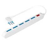 MULTIPRESA 5 USC. INT.10A/16A +USB+SCH.