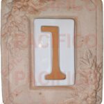 NUMERI CIVICI TERRACOTTA Rett. B568