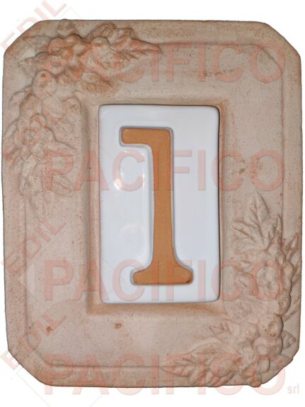 NUMERI CIVICI TERRACOTTA Rett. B568