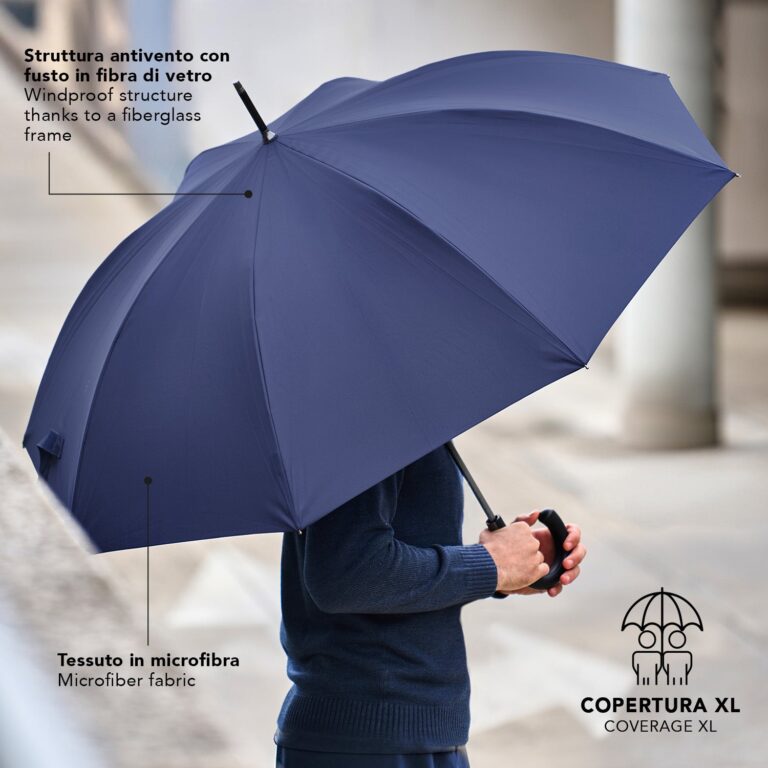 OMBRELLO UNISEX MANICO CURVO