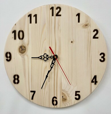 OROLOGIO DA PARETE IN LEGNO cm 29