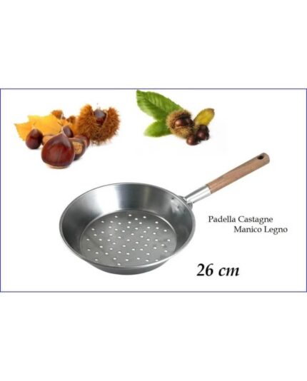 PADELLA CASTAGNE cm 26 M/Legno