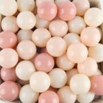 PALLE 6CM (PZ.20) FINITURE ROSA/BEIGE