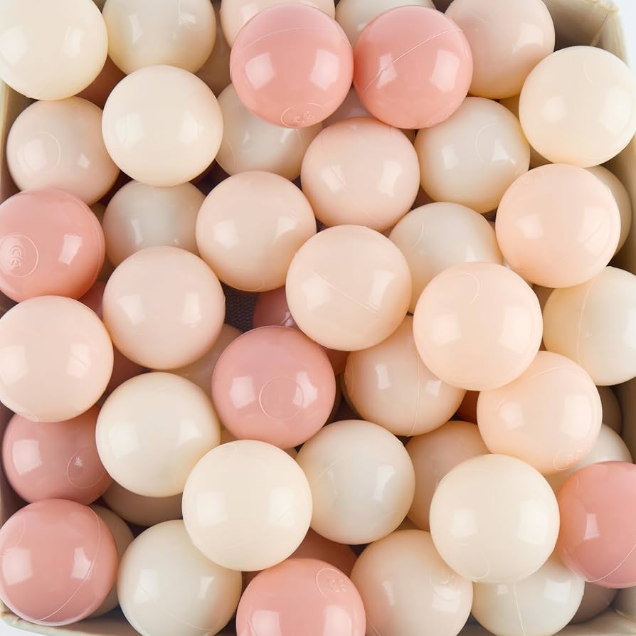PALLE 6CM (PZ.20) FINITURE ROSA/BEIGE PALLE 6CM (PZ.20) FINITURE ROSA/BEIGE