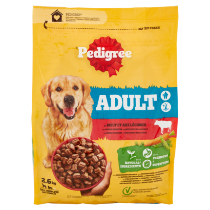 PEDIGREE ADULT kg 2.6 Manzo/Verdure