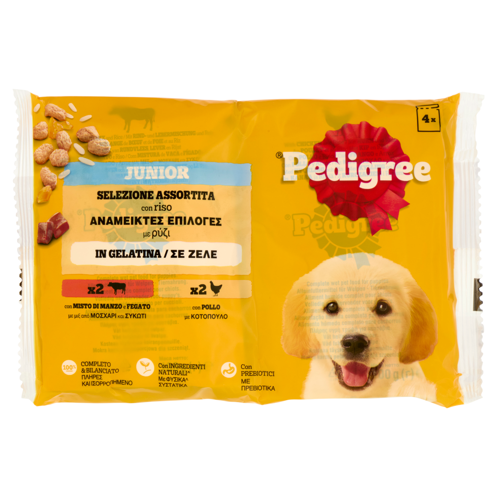 PEDIGREE JUNIOR gr 100x4 PEDIGREE JUNIOR gr 100x4