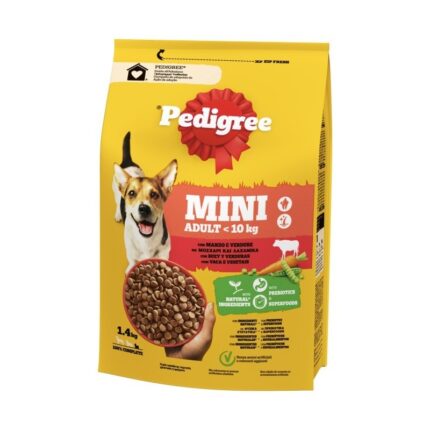 PEDIGREE SMALL ADULT kg 1.4 Manzo/Verd.