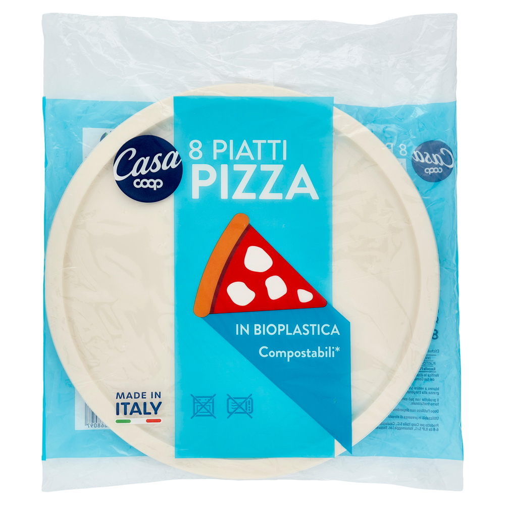 PIATTI BIO 1LIP PIZZA Pz.8 Compost. PIATTI BIO 1LIP PIZZA Pz.8 Compost.