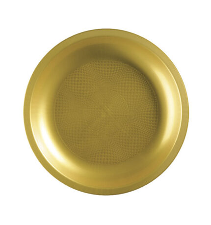 PIATTO ROTONDO PVC Oro