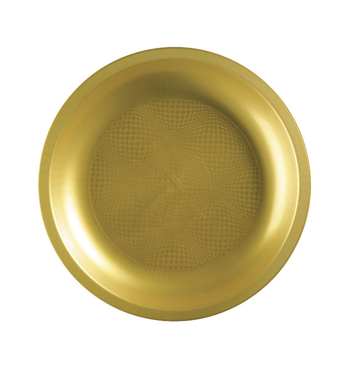 PIATTO ROTONDO PVC Oro