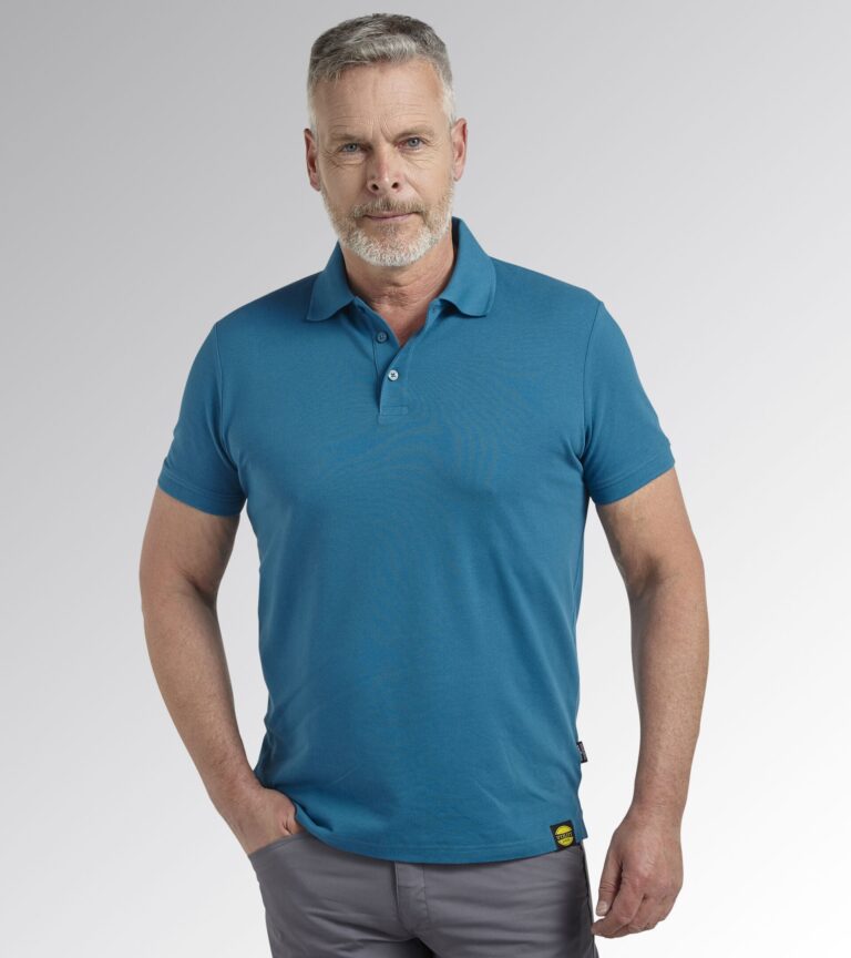 POLO MC ATLAR ORGANIC Blu Divino
