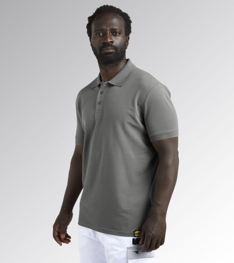 POLO MC ATLAR ORGANIC Grigio Acciaio