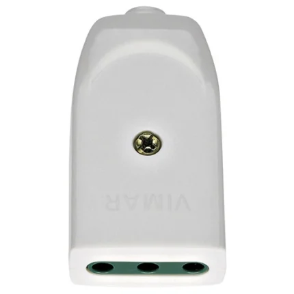 PRESA MOBILE 2 PRESE+T 10A Bianca