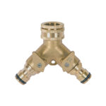 PRESA RUBINETTO 2 VIE Ottone -Gf-