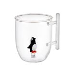 PUCK TAZZA MANICO PINGUINO NATALE