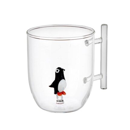 PUCK TAZZA MANICO PINGUINO NATALE