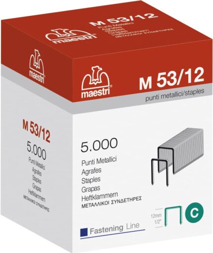 PUNTI FISSATRICI 53/12 ZINCATI Pz. 5000