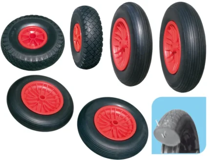 RUOTA CARRIOLA SOFT 350x80 C/P
