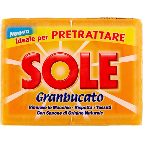 SAPONE BUCATO SOLE GIALLO 250x2 Pz.2