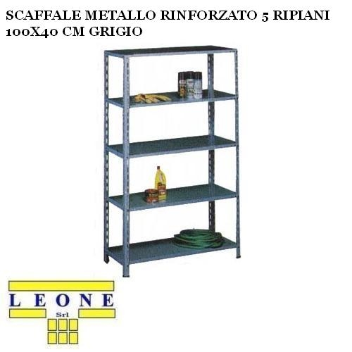 SCAFFALE RINFORZATO 100x40 Grigio SCAFFALE RINFORZATO 100x40 Grigio