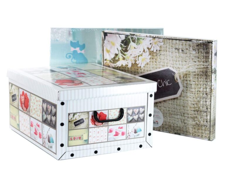 SCATOLA UTOM.CART. 40x50x25 c/MAn.SHABBY