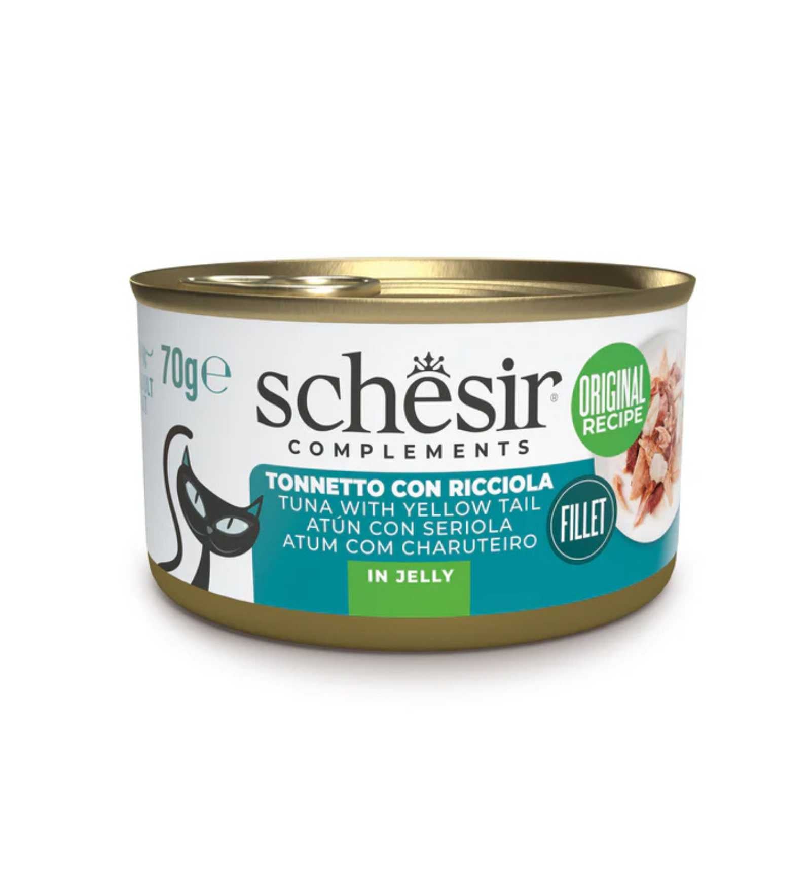 SCHESIR CAT gr 70 Tonno/Ricciola Jelly SCHESIR CAT gr 70 Tonno/Ricciola Jelly