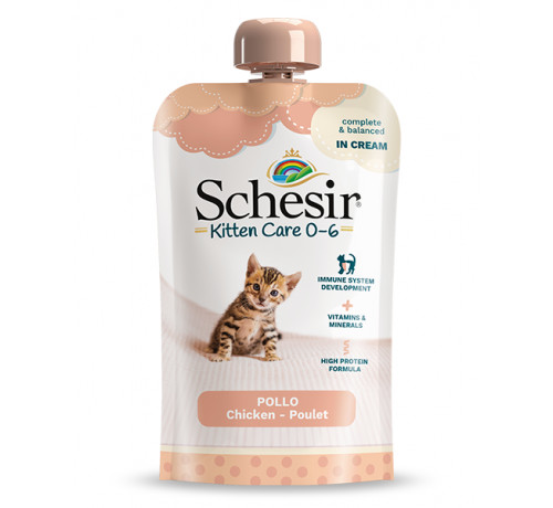 SCHESIR CAT KITTEN CREAM gr 150 pollo