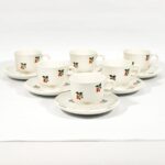 SET 6 TAZZE CAFFE' c/Ciliegie