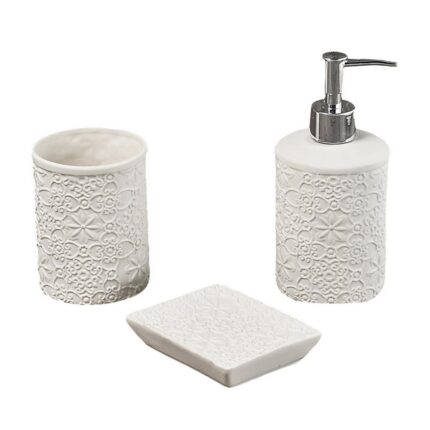 SET BAGNO PORCELLANA Pz.3