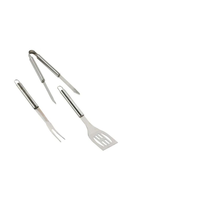 SET POSATE BARBECUE Pz.3 Acciaio Inox
