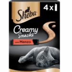 SHEBA CREAMY SNACKS 4x12gr Manzo