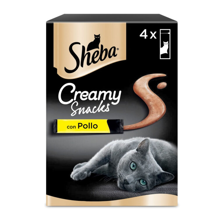 SHEBA CREAMY SNACKS 4x12gr Pollo